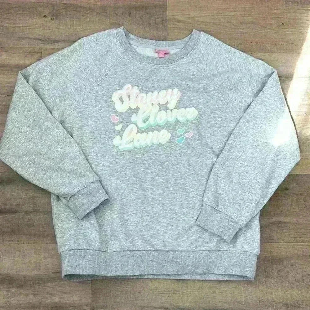 Stoney Clover Lane X Target collab Grey size Large pull over sweatshirt